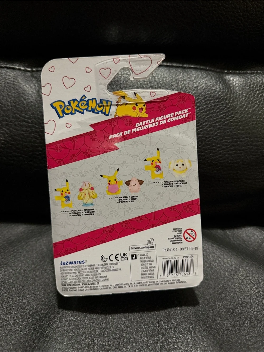 Pikachu Battle Figure Pack - Yellow